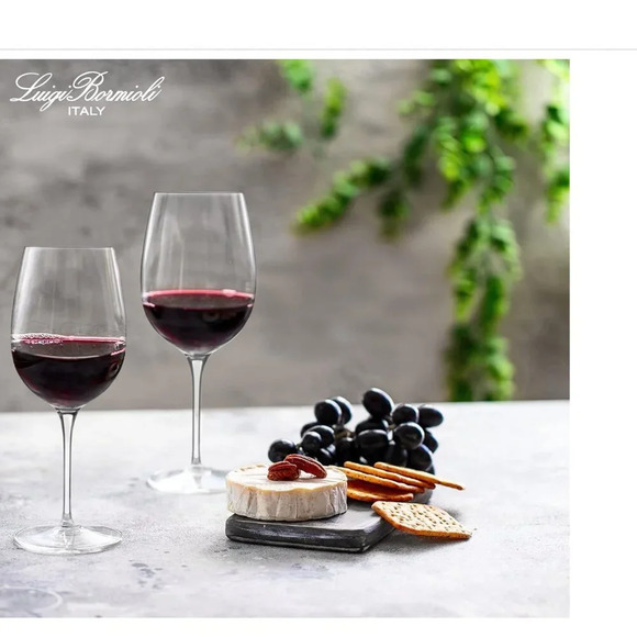 Luigi Bormioli Crescendo 20 Ounce. Bordeaux Wine Glasses, Set Of 2, Crystal - Picture 1 of 14